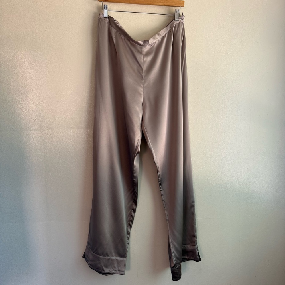 Silk pajama pants